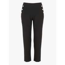 Caroll - Pantalon droit à pont - Taille 38 - Noir