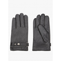 Eden Park - Gants en cuir - Taille M - Noir