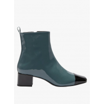 Carel Paris - Lakleren enkellaarzen - 36 Maat - Blauw