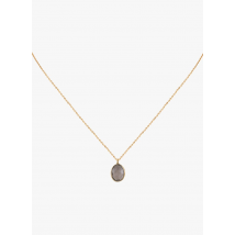 Caroline Najman - Collier avec pendentif pierre - Taille Unique - Gris