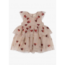 Konges Slojd - Robe col rond en tulle et sequins - Taille 4ans - Multicolore