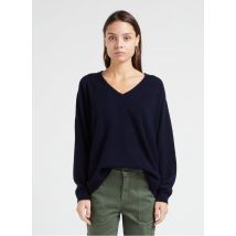 Stella Forest - Wollen trui met v-hals - 0 Maat - Blauw