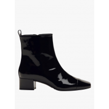 Carel Paris - Lakleren enkellaarzen - 38 Maat - Zwart