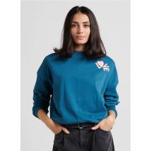 Apaches Collections - Rundhals-sweatshirt aus baumwolle mit siebdruck - Größe L - Blau