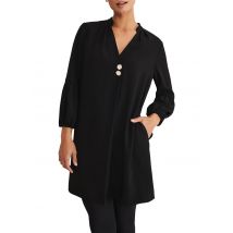 Phase Eight - Robe tunique droite à Col V - Taille 16 - Noir