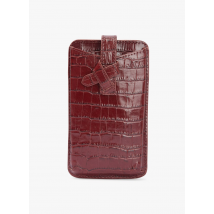 Petite Mendigote - Leren telefoontasje met schouderriem - Een Maat - Bruin