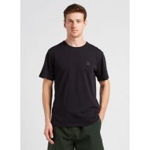 Thinking Mu - Camiseta de algodón orgánico con cuello redondo - Talla M - Negro