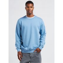 Knowledge Cotton Apparel - Pull col rond en coton mélangé - Taille L - Bleu