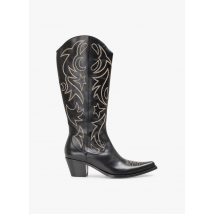 Free Lance - Bottes en cuir - Taille 39 - Noir