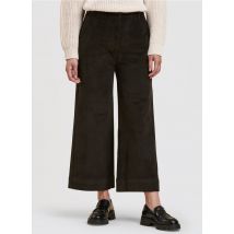 La Fee Maraboutee - Wijde broek met hoge taille katoenblend - 40 Maat - Zwart