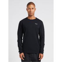 Pepe Jeans - Rundhals-t-shirt aus stretch-baumwolle mit siebdruck - Größe L - Schwarz