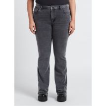 Gina Tricot - Bootcut-jeans katoenblend - 46 Maat - Grijs