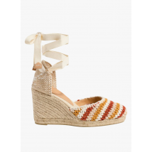 Castaner - Espadrilles compensées en crochet - Taille 38 - Multicolore