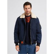 Bombers Original - Cazadora de aviador con cuello clásico - Talla M - Azul