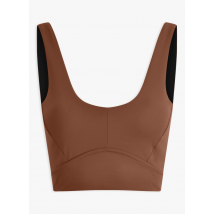 Varley - Top de tirantes con cuello redondo - Talla L - Marrón