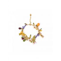 Les Nereides - Bracelet fin bouquet du jardin de provence - Taille Unique - Doré