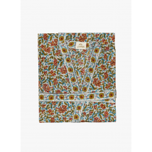 Jamini - Kimono imprimé fleuri en coton - Taille Unique - Vert