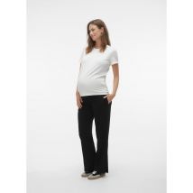 Mamalicious - Pantalón ancho de premamá - Talla L - Negro