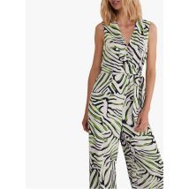 Phase Eight - Wijde jumpsuit van met v-hals en print - 10 Maat - Groen
