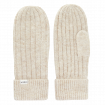 Moss Copenhagen - Gebreide wanten - Een Maat - Beige