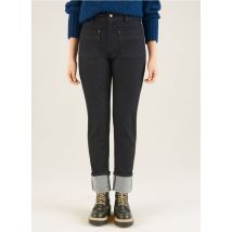 Acote - Jeans met hoge taille katoenblend - 2 Maat - Blauw