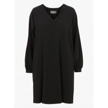 Cotelac - Robe courte à encolure v avec plis religieuse - Taille 3 - Noir