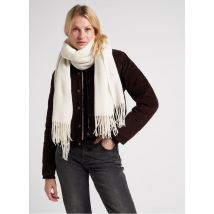 Vila - Echarpe à franges - Taille Unique - Blanc