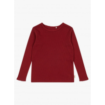 Konges Slojd - T-shirt van biokatoen met ronde hals - 5-6ans Maat - Rood
