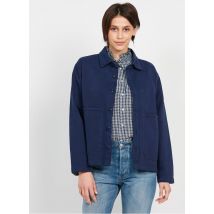 Acquaverde - Veste col classique en coton mélangé - Taille M - Bleu