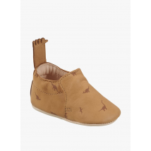 Easy Peasy - Leren sloffen - 12-18mois Maat - Geel