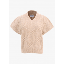 Frnch - Pull Col V sans manches - Taille M - Beige