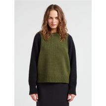 Closed - Jersey de mezcla de lana con cuello redondo - Talla XS - Verde