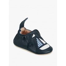 Easy Peasy - Leren sloffen - 12-18mois Maat - Blauw