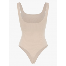 Girlfriend Collective - Sportbody met ribbeltextuur - 2XL Maat - Beige