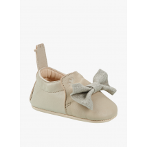 Easy Peasy - Chaussons en cuir - Taille 6-12mois - Beige
