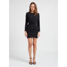 Ba&sh - Robe courte col rond à fronces - Taille 2 - Noir
