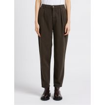 Des Petits Hauts - Wijde broek met hoge taille - 38 Maat - Kakigroen