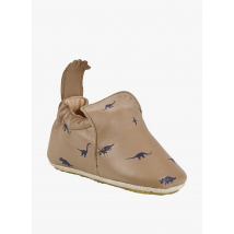 Easy Peasy - Chaussons en cuir - Taille 18/19 - Marron