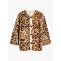Bellerose - Manteau col rond réversible - Taille 10A - Beige