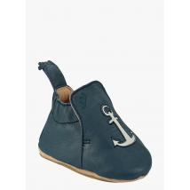 Easy Peasy - Chaussons en cuir - Taille 24 - Bleu