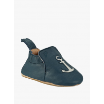 Easy Peasy - Chaussons en cuir - Taille 22/23 - Bleu