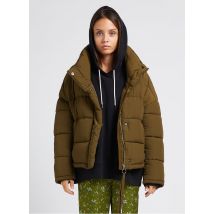 Oof - Oversized donsjack met opstaande kraag - 42 Maat - Kakigroen