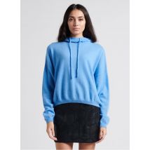 Crush - Jersey recto con cuello alto de cachemir - Talla 2 - Azul