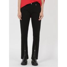 Mm6 Maison Margiela - 5-pocketjeans met strakke pijpen met ritsje - 40 Maat - Zwart