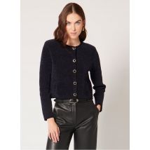 Zapa - Recht vest met ronde hals - 1 Maat - Blauw