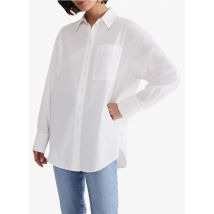 Phase Eight - Oversized - katoenen blouse met klassieke kraag - 14 Maat - Wit