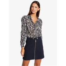 Morgan - Getailleerde blouse met v-hals - 38 Maat - Multikleurig