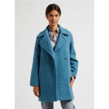 Pablo - Manteau col tailleur en laine vierge - Taille 1 - Bleu
