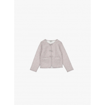 Petite Lucette - Veste col rond réversible en coton bio - Taille 12A - Multicolore