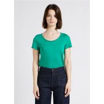 One Step - Rundhals-t-shirt aus baumwoll-mix - Größe S - Grün